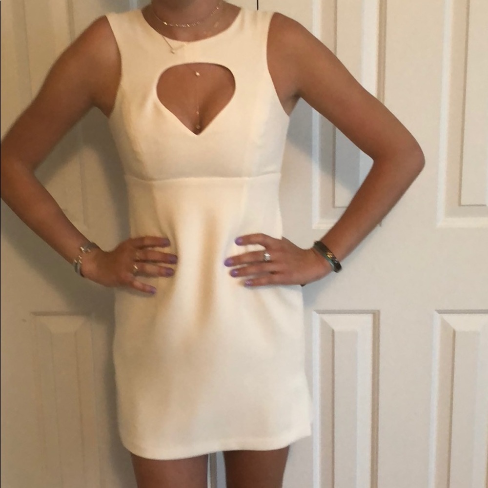 BCBG white dress